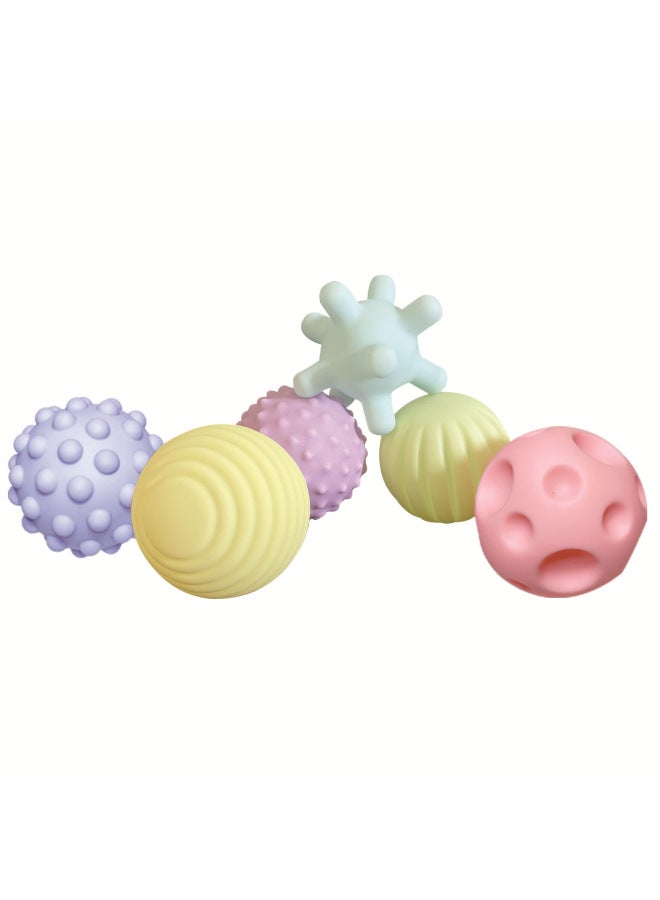 Baby Touch Ball Manhattan Tactile Perception Touch Hand Grasp Ball Baby Grasp Training Soft Rubber Ball Educational Toy - Image 5
